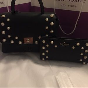 Kate Spade Black Pearl Stacey and Shonna new w/tag
